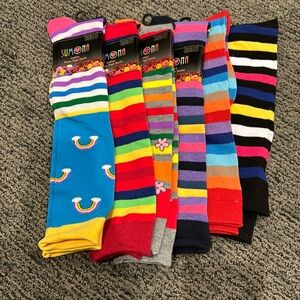 Knee high socks - bundle of 6